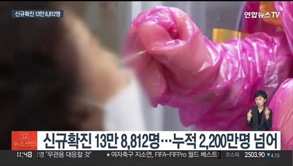 확진 13만8천여 명…"감염 확산세 꺾이지 않아"