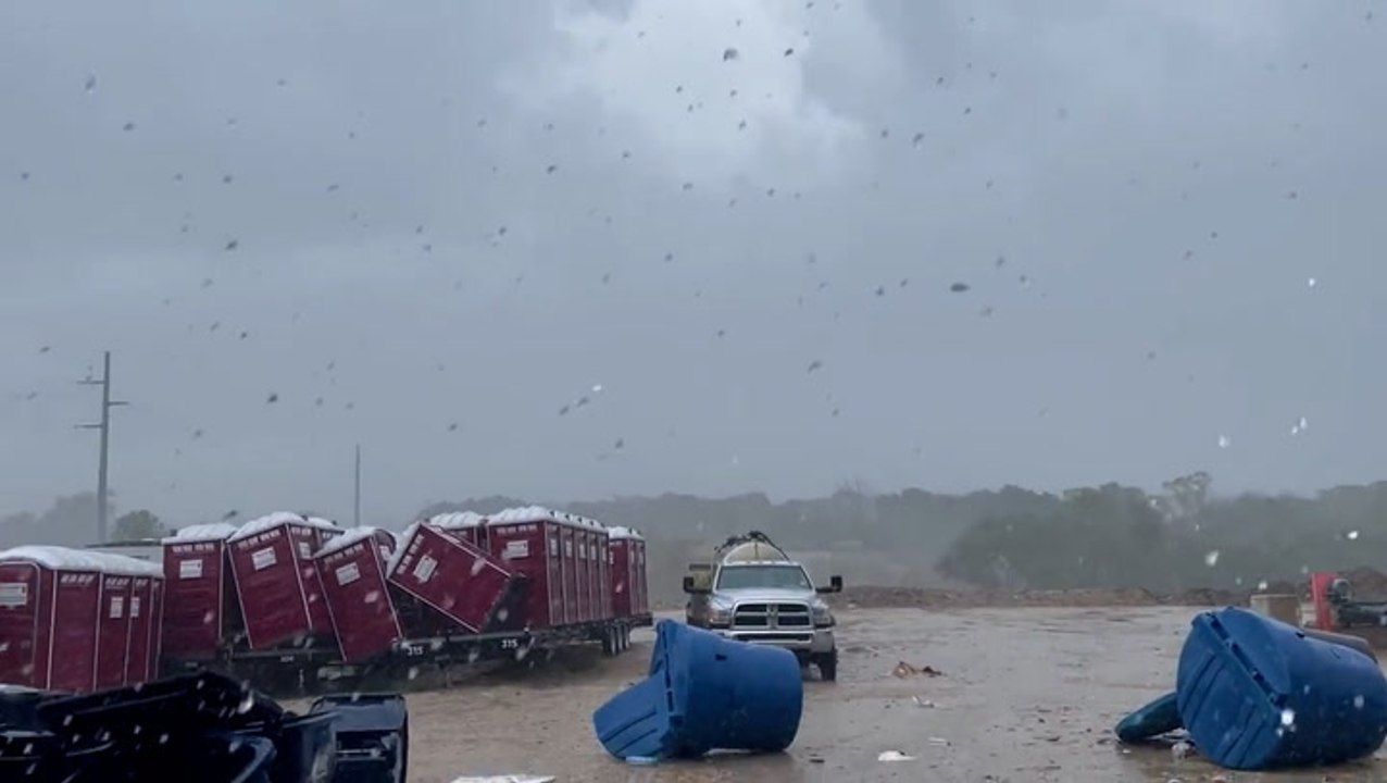 Much-needed rain falls across eastern Texas