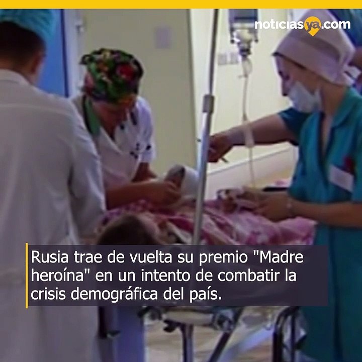 Rusia da premio a madres con más de 10 hijos