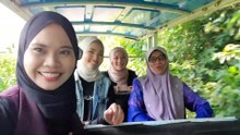 Saree, Aisha & Aunee Jalan Jalan Kg Lonek _ BTS Ep 4