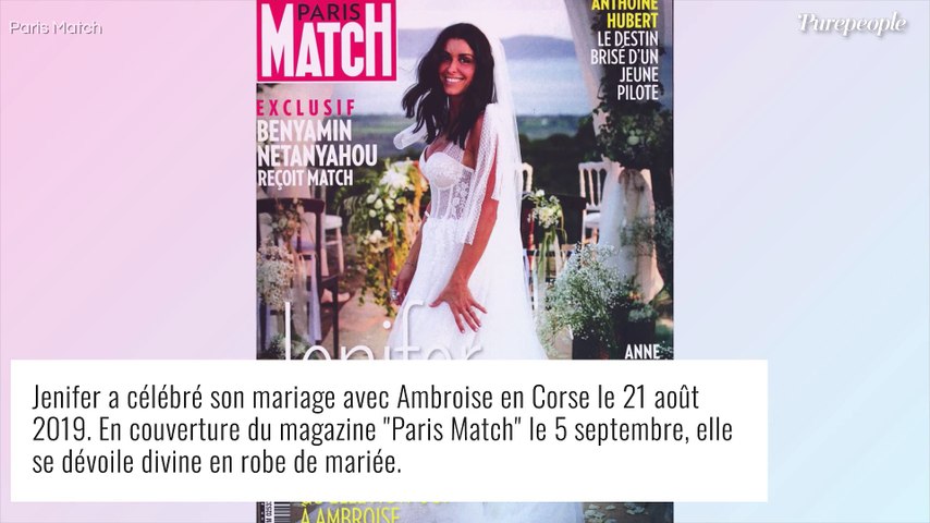 Jenifer mariée à Ambroise Fieschi : robe en dentelle et transparente, une  union féérique en Corse - CenturyLink