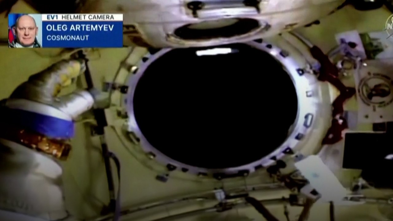 ‘Drop everything and go back’: Russian cosmonaut aborts spacewalk after spacesuit snag