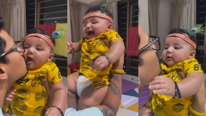 Bharti Singh ने अपने बेटे Gola को बनाया कृष्ण, नन्हें Laksh की क्यूटनेस देख दिल हार बैठेंगे आप