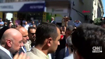 Akşener'in ziyareti sırasında gerginlik