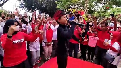 Tiba Di Banyuwangi, Farel Prayoga Goyang Istana Dapat Beasiswa