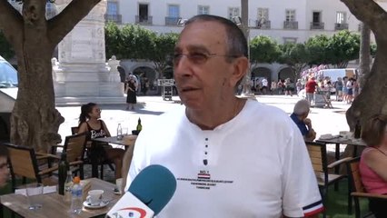 Almería, paralizada por el tradicional abanico de la feria