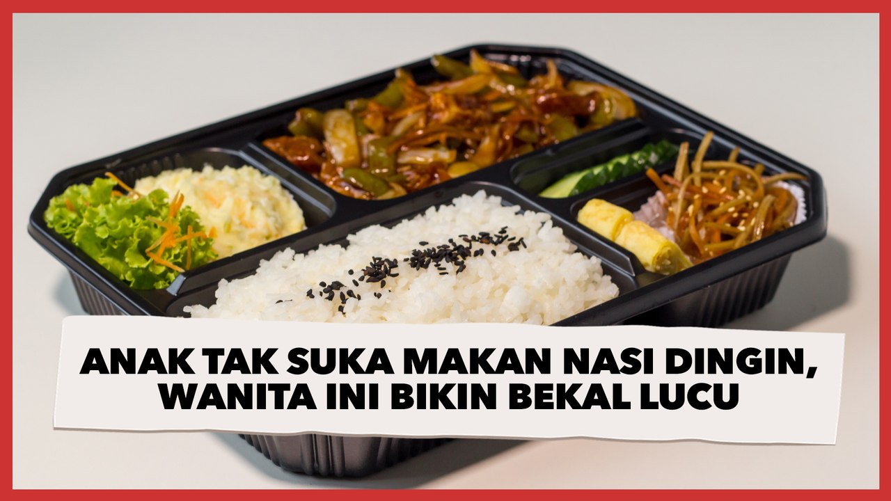 Anak Tak Suka Makan Nasi Dingin, Wanita Ini Putar Otak Bikin Bekal Lucu