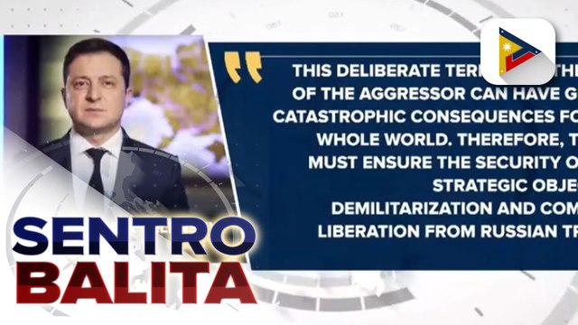 Ukraine, nanawagan sa U.N. na tiyakin ang seguridad sa Zaporizhzhia nuclear plant na sinakop ng Russia
