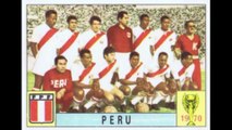 PANINI STICKERS WORLD CUP 1970 (PERU NATIONAL FOOTBALL TEAM)