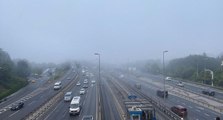 İstanbul’da sis etkili oldu: Haliç Köprüsü sisten kayboldu