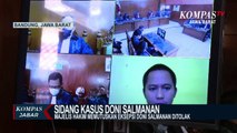 Hakim Tolak Nota Keberatan Doni Salmanan