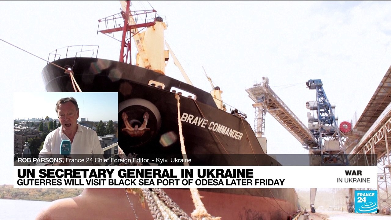 'There is so much food that has accumulated at the port of Odesa that it's going to take a long time to clear it'