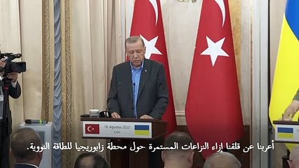 إردوغان يحذر من "تشيرنوبيل أخرى" بعد محادثات مع الرئيس الأوكراني
