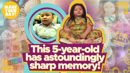 This 5-year-old has astoundingly sharp memory! | Make Your Day