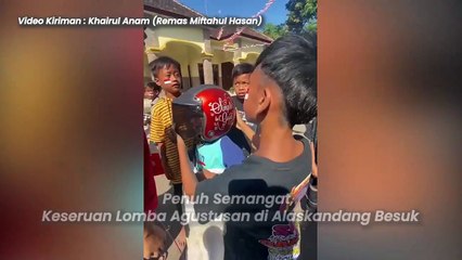 Penuh Semangat, Keseruan Lomba Agustusan di Alaskandang Besuk