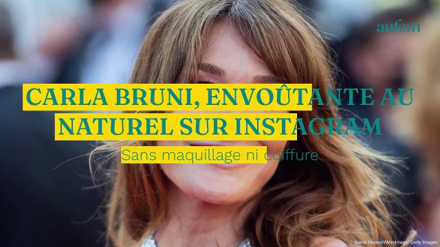 VIDÉO. Carla Bruni, envoûtante au naturel sur Instagram