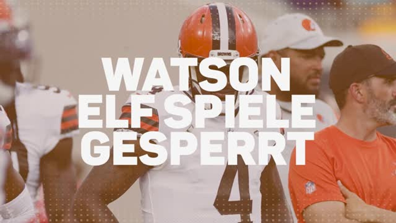 Der fall watson: browns machen die mauer
