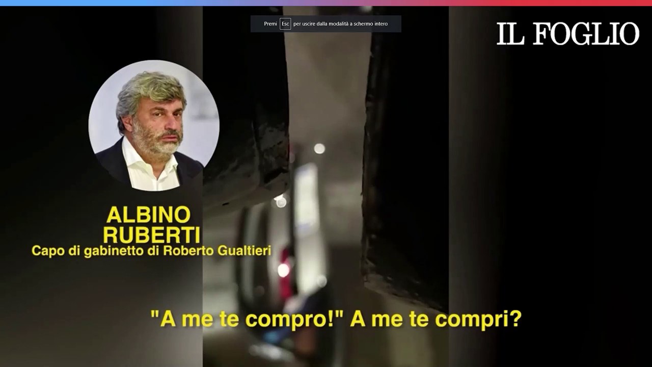 «Inginocchiati o ti sparo»: il video choc delle minacce di Ruberti, capo di gabinetto del sindaco di Roma