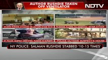 Salman Rushdie Off Ventilator After Stabbing, Attacker Pleads _Not Guilty_