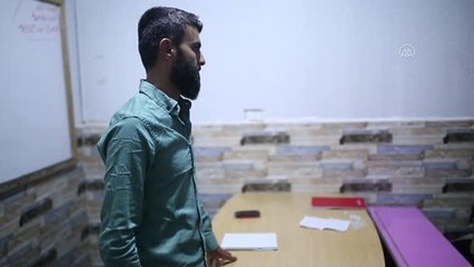 İdlib'de engelli çocuklar gönüllü öğretmenlerin desteğiyle geleceğe adım atıyor (1)