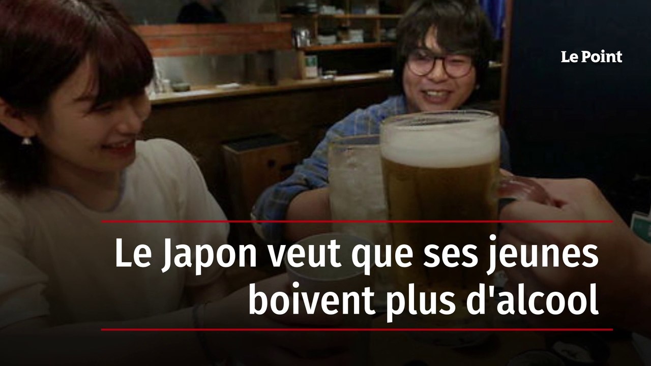 Le Japon veut que ses jeunes boivent plus d'alcool