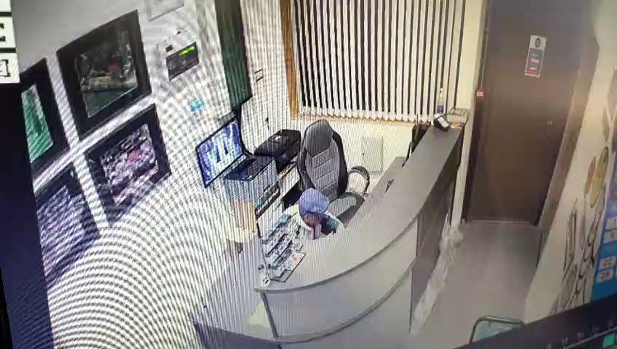 Thief caught on CCTV