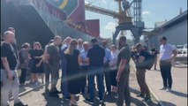 غوتيريش يزور ميناء أوديسا جنوبي أوكرانيا