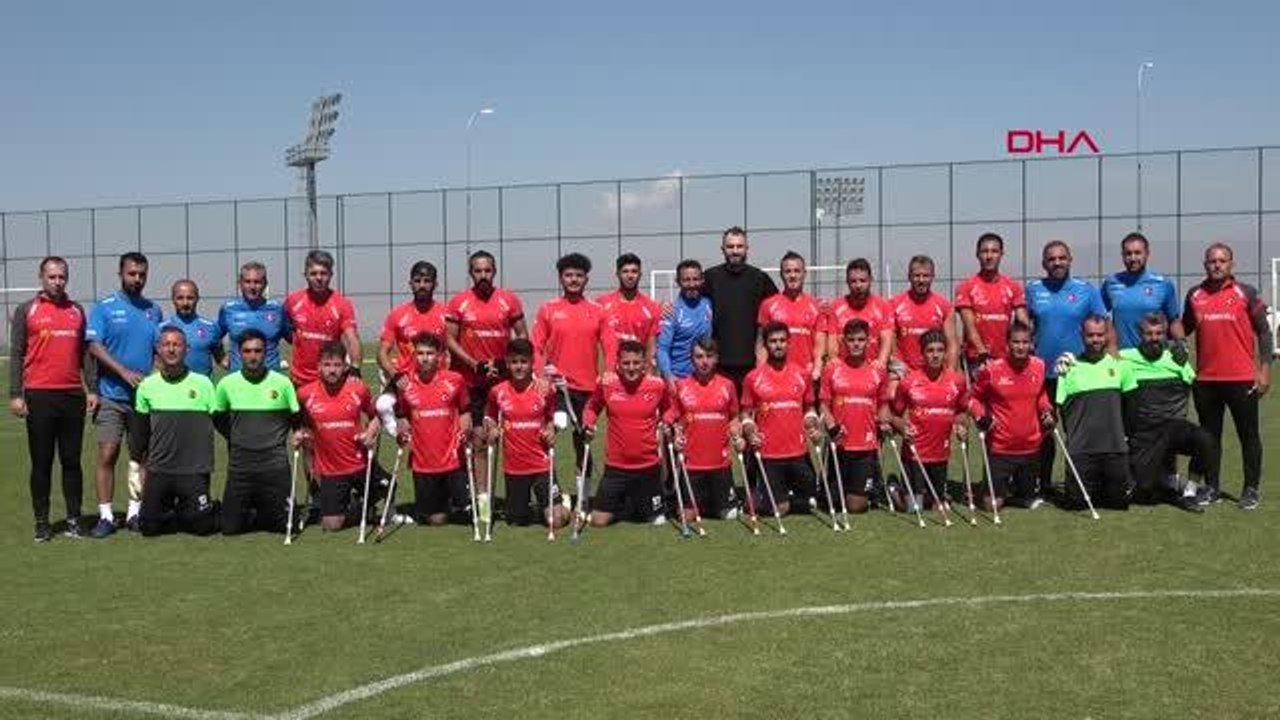 Erzurum haberleri | SPOR Ampute Milli Takım, Dünya Şampiyonası öncesinde Erzurum'da kampa girdi
