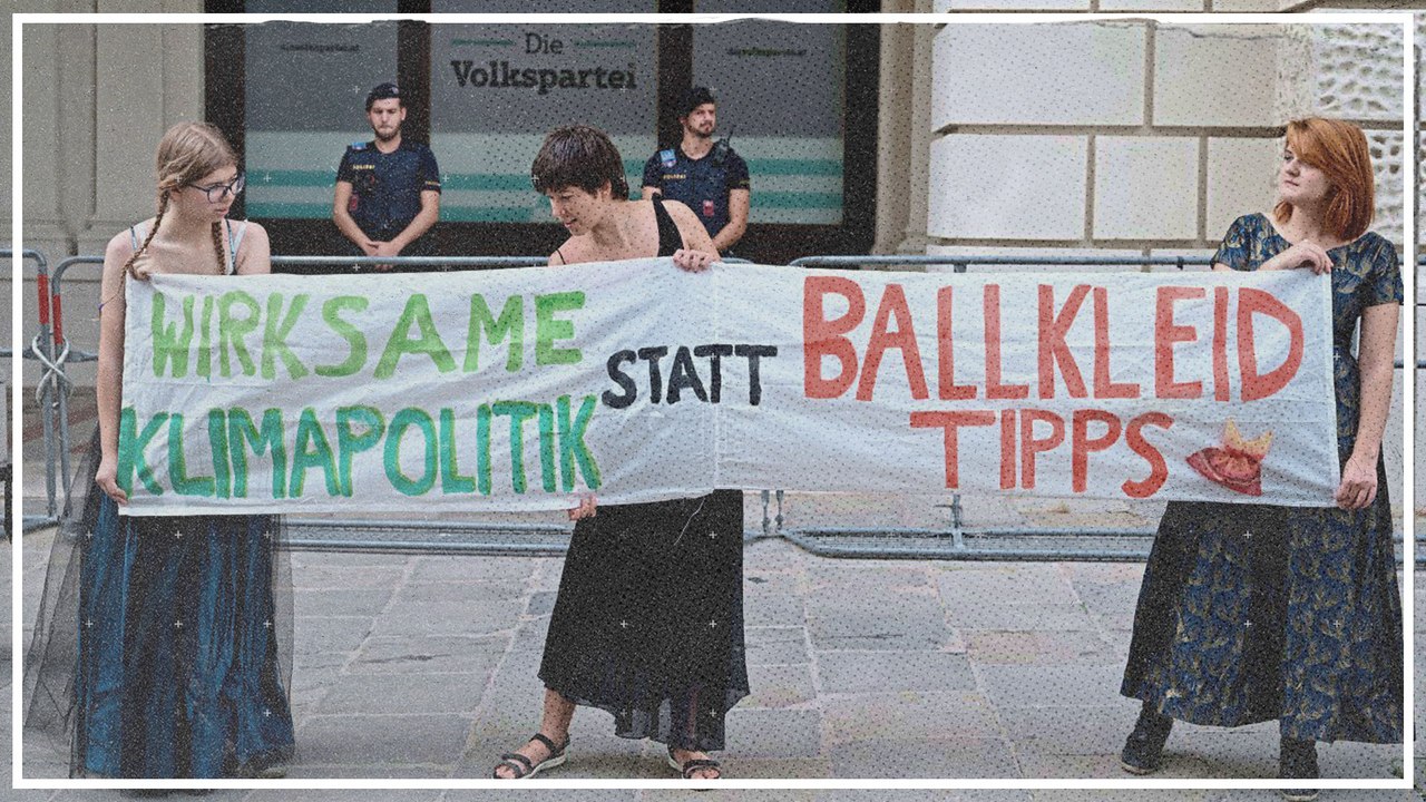 Fridays For Future demonstrierten vor ÖVP-Zentrale fürs Klima