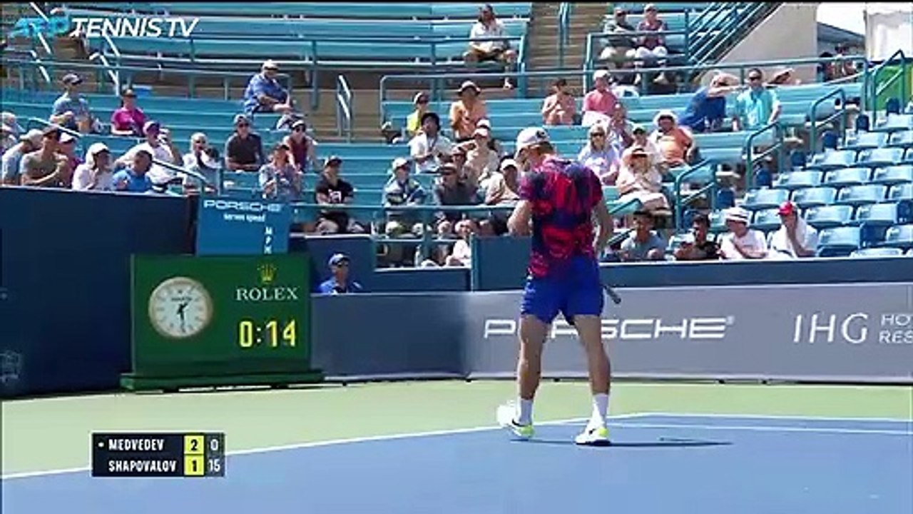 Cincinnatti - Medvedev valide son ticket pour les quarts