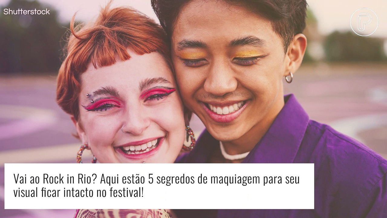 Vai ao Rock in Rio? Aqui estão 5 segredos de maquiagem para seu visual ficar intacto no festival!