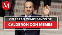 En redes, festejan cumpleaños de Felipe Calderón con memes y críticas