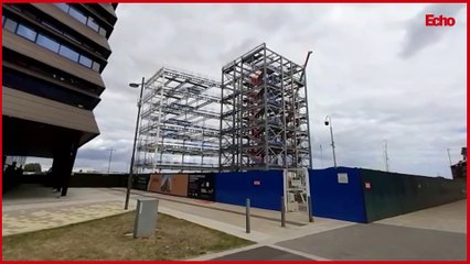 New Maker and Faber office buildings under construction in Sunderland city centre
