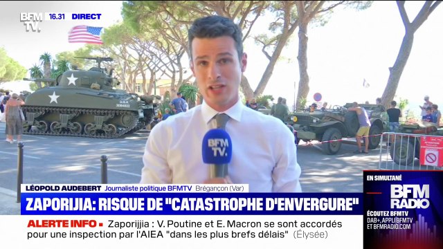 Ukraine: Vladimir Poutine alerte Emmanuel Macron sur un risque de catastrophe d'envergure à la centrale de Zaporijjia