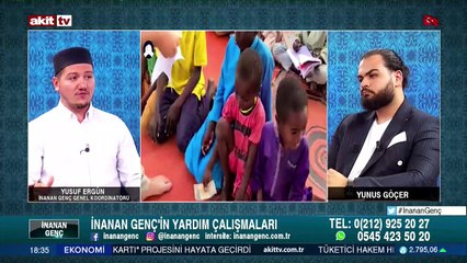 İnanan Genç'in yardım faaliyetleri