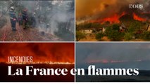 Gironde, Bretagne, Jura... Les images d'une France qui brûle