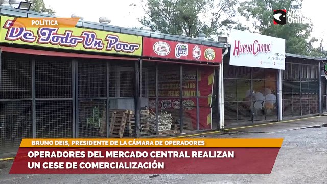 Operadores del Mercado Central realizan un cese de comercialización