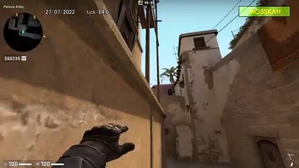 How to Smoke Stairs on Mirage, option 1 - CSGO