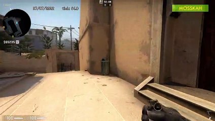 How to Smoke Top Mid on Mirage, option 1 - CSGO