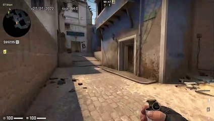 How to Smoke Sniper's Nest on Mirage, option 1 - CSGO