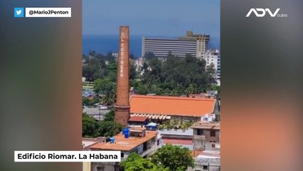 Reportan incendio en edificio Riomar de La Habana