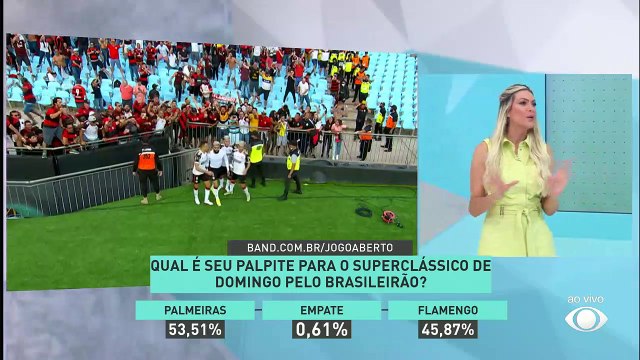 Debate Jogo Aberto: Palmeiras ou Flamengo, quem é o favorito? Veja análises e palpites para “final”