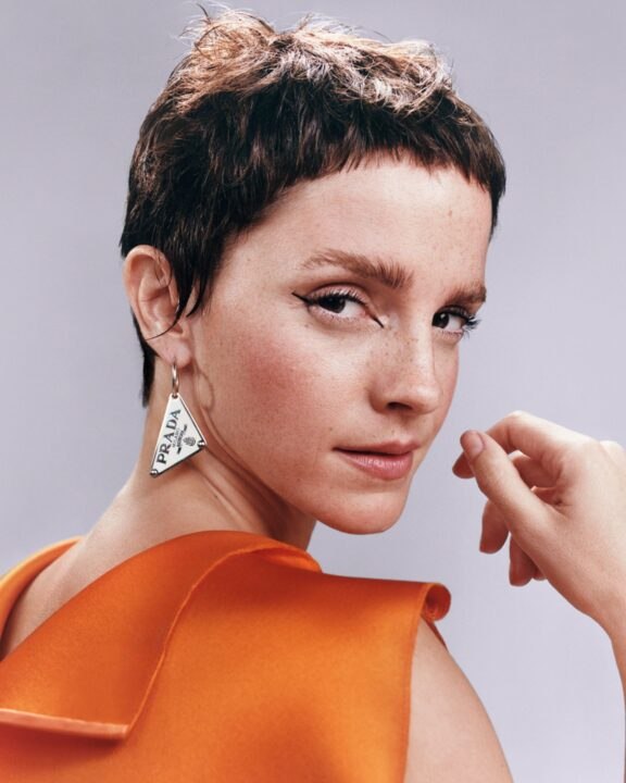 Emma Watson's New Prada Campaign Features a Shaggy Pixie Cut