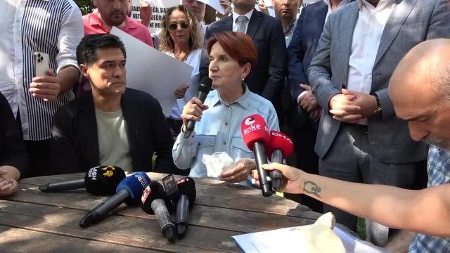 Akşener'in Tozkoparan'da Dinlediği Yurttaş: Haktan, Hukuktan, Adaletten Bahseden Cumhurbaşkanına Sormak İstiyorum; Evimden Dışarı Atılıyorsam Ülke...