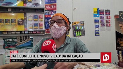 Café e leite puxam aumento de preço da cesta básica; saiba mais