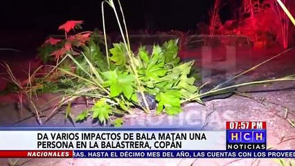 下载视频: Sicarios asesinan a una persona en La Balastrera, Copán