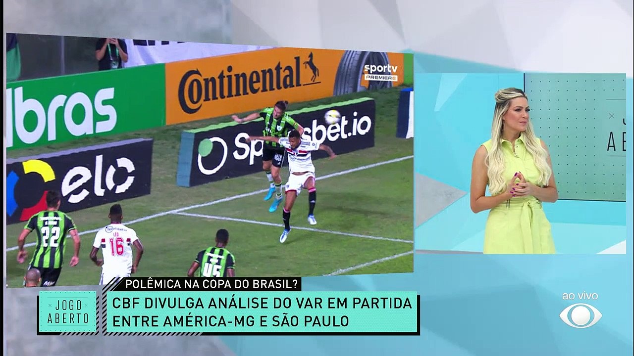 Debate Jogo Aberto: a arbitragem influenciou em América-MG x São Paulo? Ouça o áudio do VAR