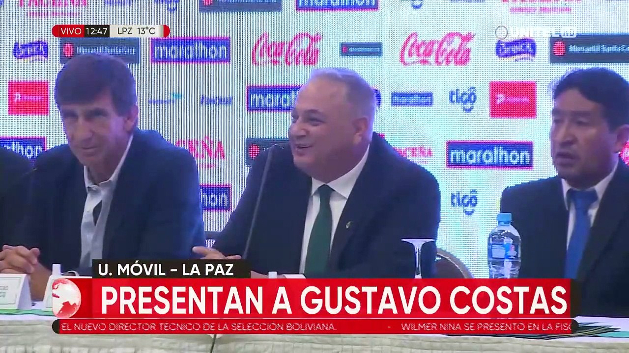 Costas: "Los invitamos a todos a estar en este sueño para llevar a Bolivia al Mundial"