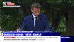 Emmanuel Macron: "Ces cataclysmes climatiques dévastateurs menacent de se répéter et de s'intensifier"