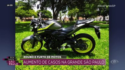 Roubo e furto de motos